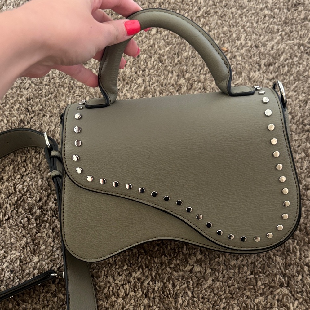 BCBGeneration Sage Crossbody Bag with Metallic Accents